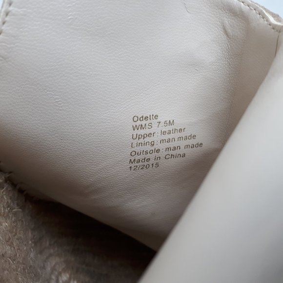 Kenneth Cole NY Odette Sandy Beige Suede Espradille Plaform Wedge Sandals - Picture 12 of 16